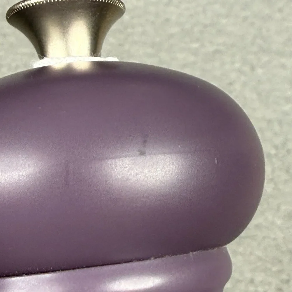 Le Creuset Pepper Mill Matte Amethyst Purple 8' Ceramic Grinder NWT Kitchen Tool